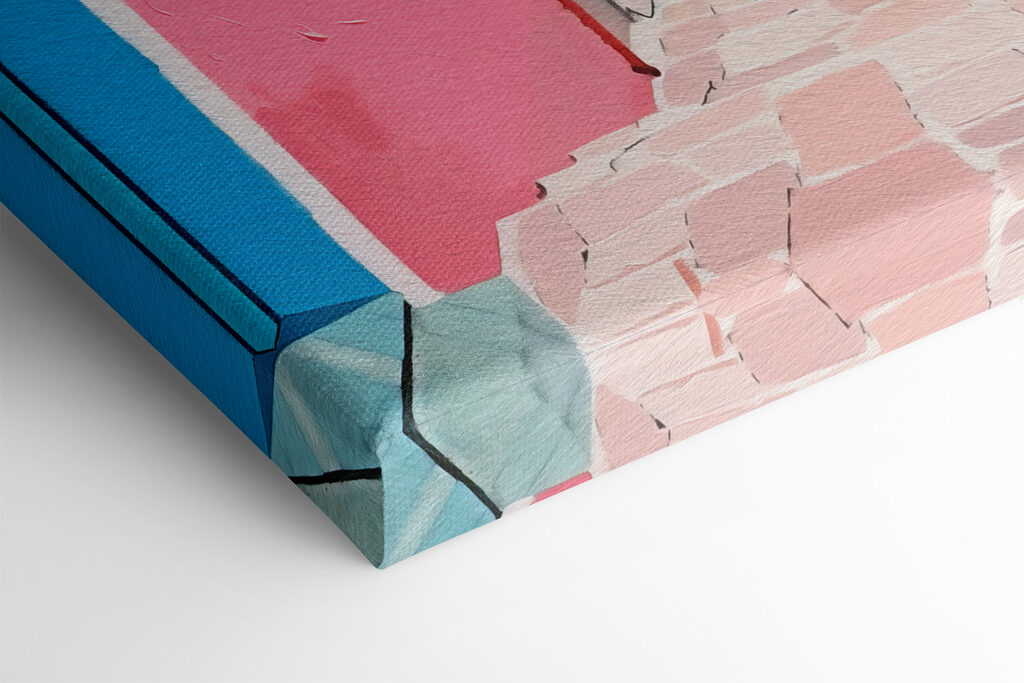 Colorful buildings and a body of water