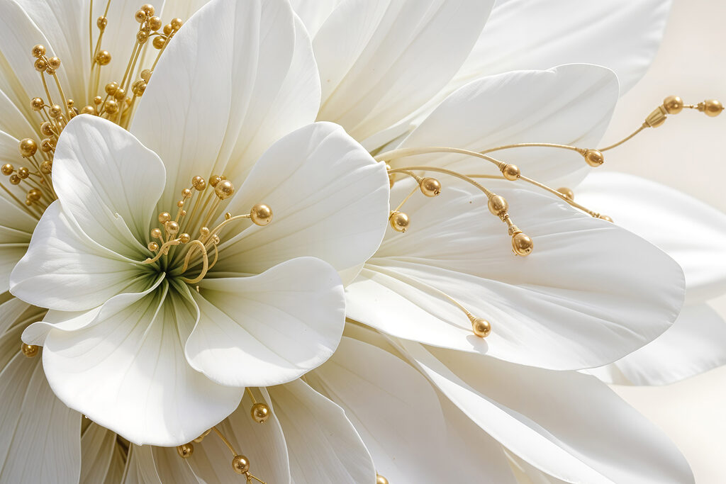 Close up of a white flower Close up of a white flower