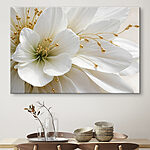 Obraz Zbliżenie białego kwiatu