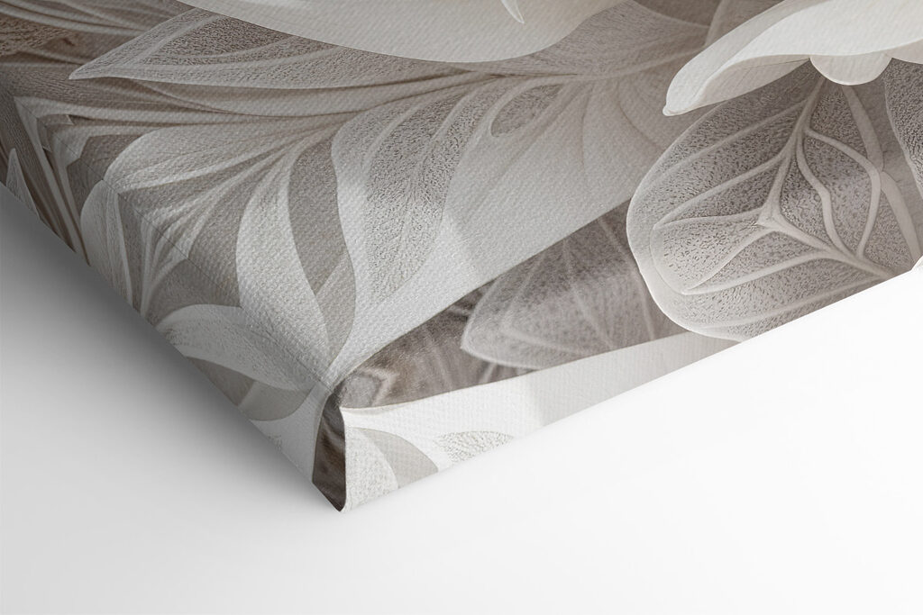 Delicate floral design in soft hues