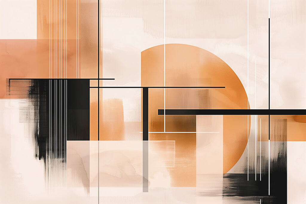 Painting of a city Painting of a city