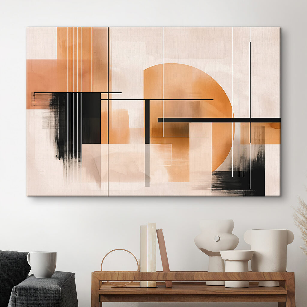 Painting of a city Painting of a city