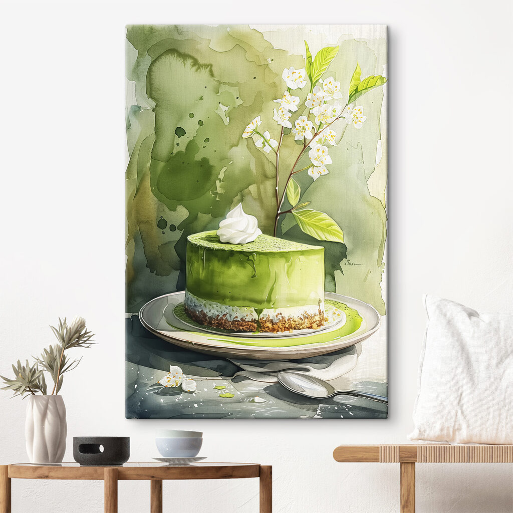 Watercolor painting of a cake Watercolor painting of a cake