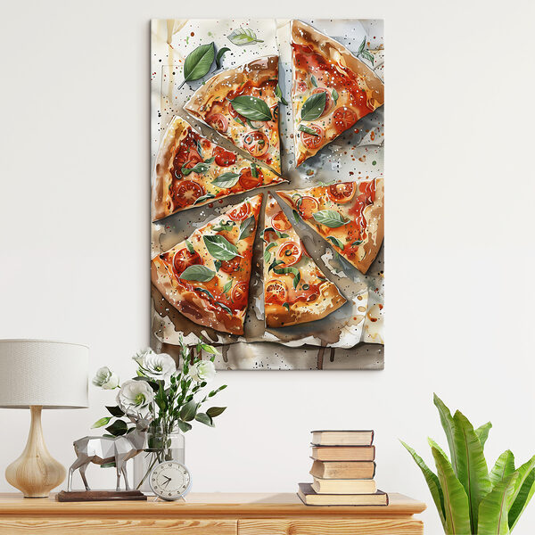Pizza z pomidorami i bazylią Pizza z pomidorami i bazylią