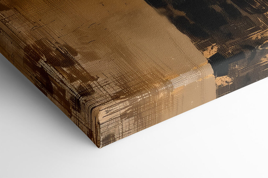 Woman in a black dress and hat