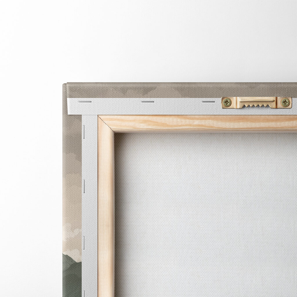 Landscape of mountains and trees Landscape of mountains and trees