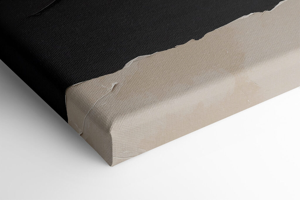 White and black wall