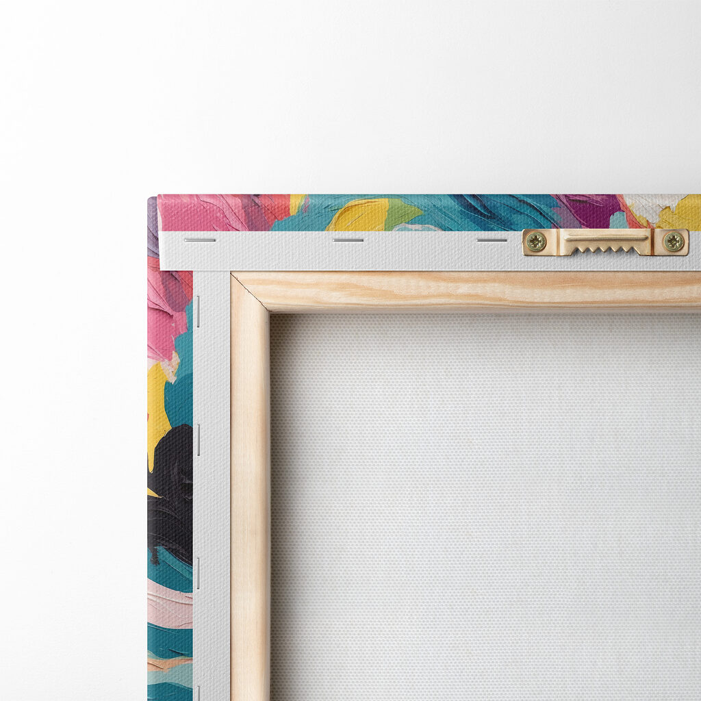 Colorful painting of flowers