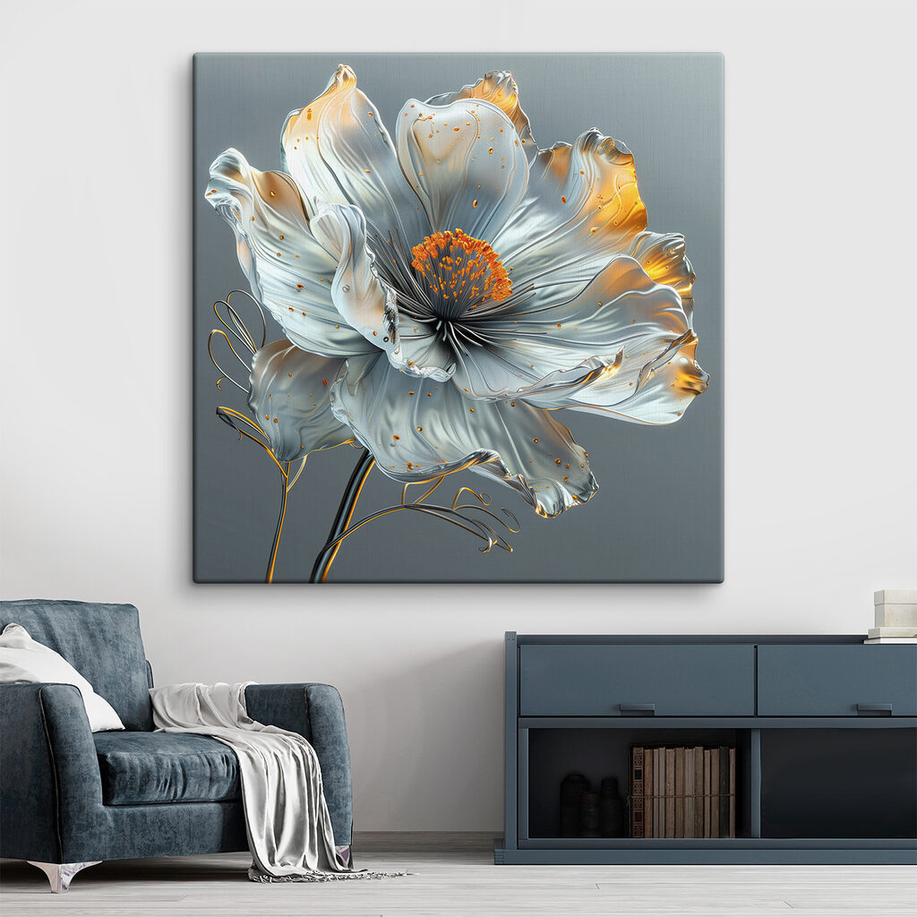 Elegant flower with delicate details