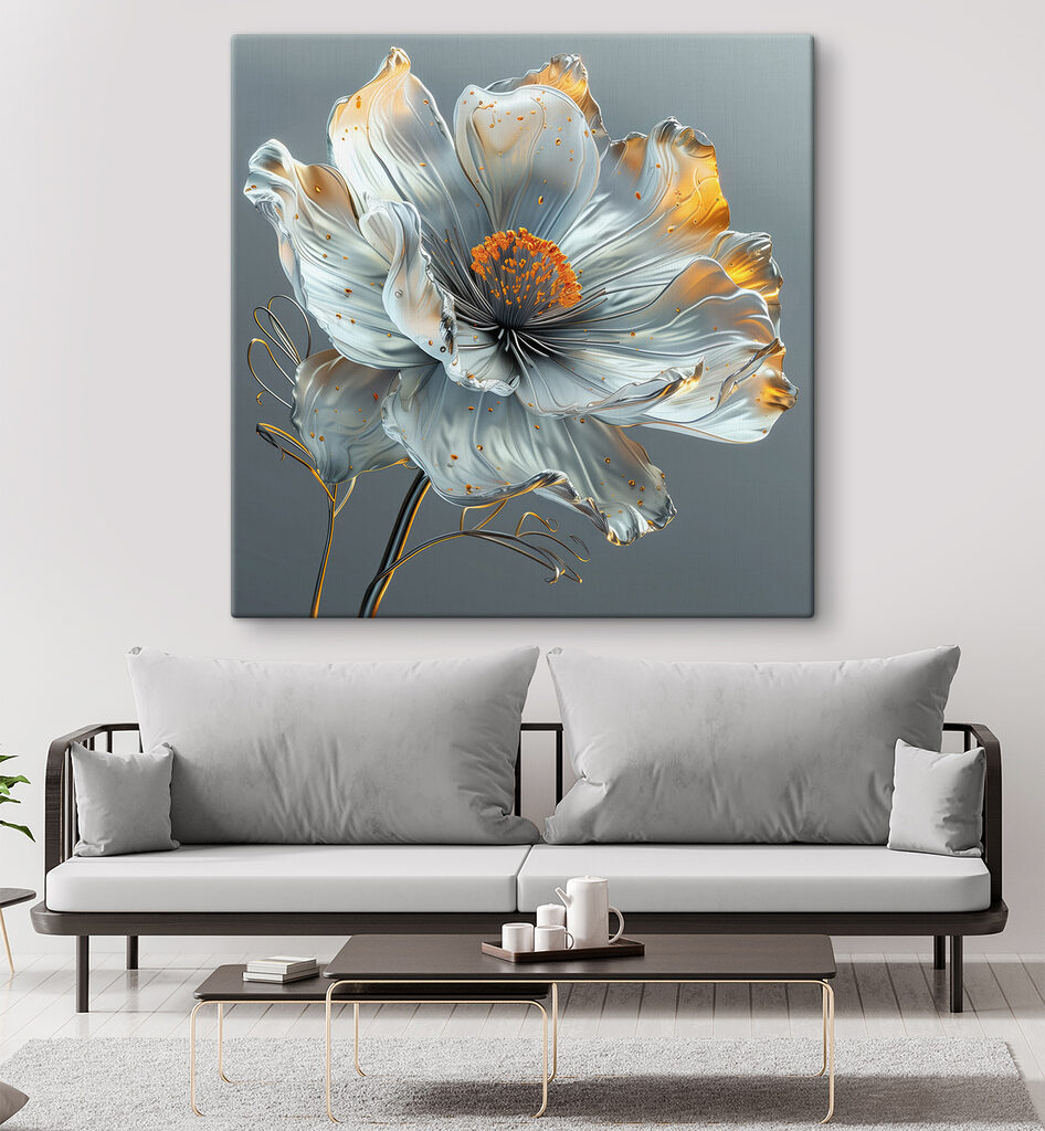 Elegant flower with delicate details