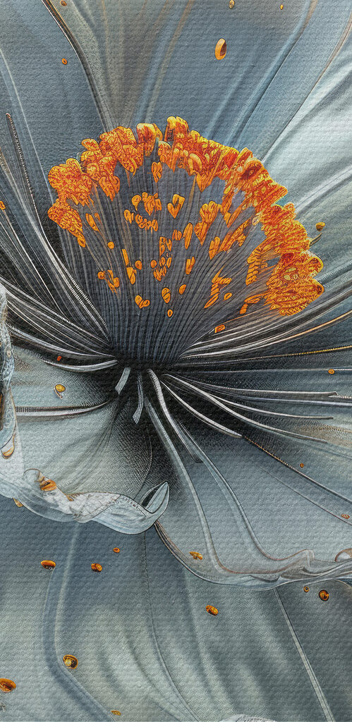 Elegant flower with delicate details