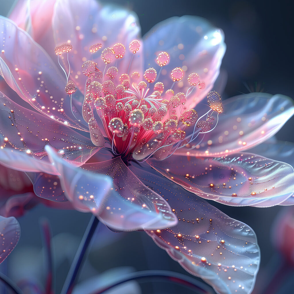 Radiant petals in gentle hues
