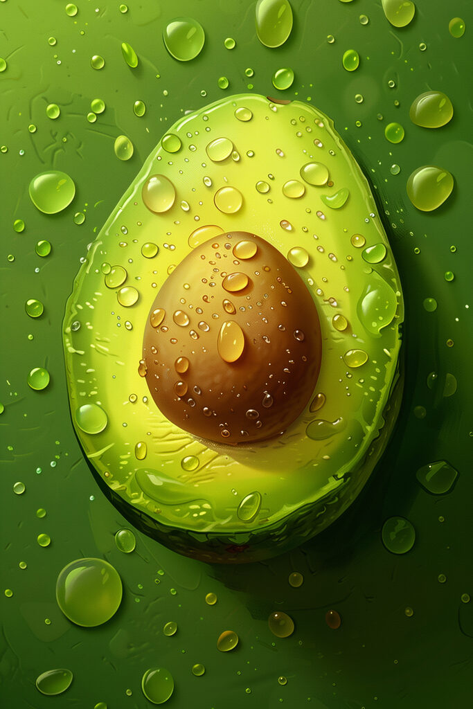 Close up of an avocado Close up of an avocado