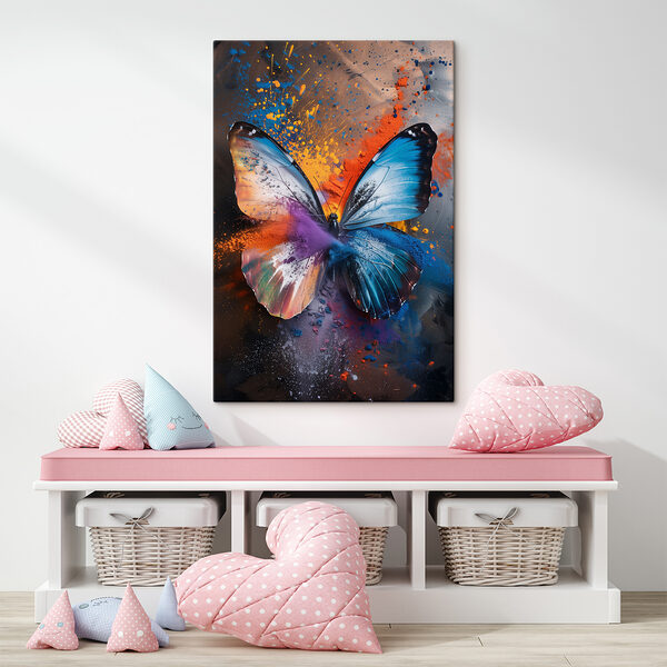 Motyl z kolorowym proszkiem Motyl z kolorowym proszkiem