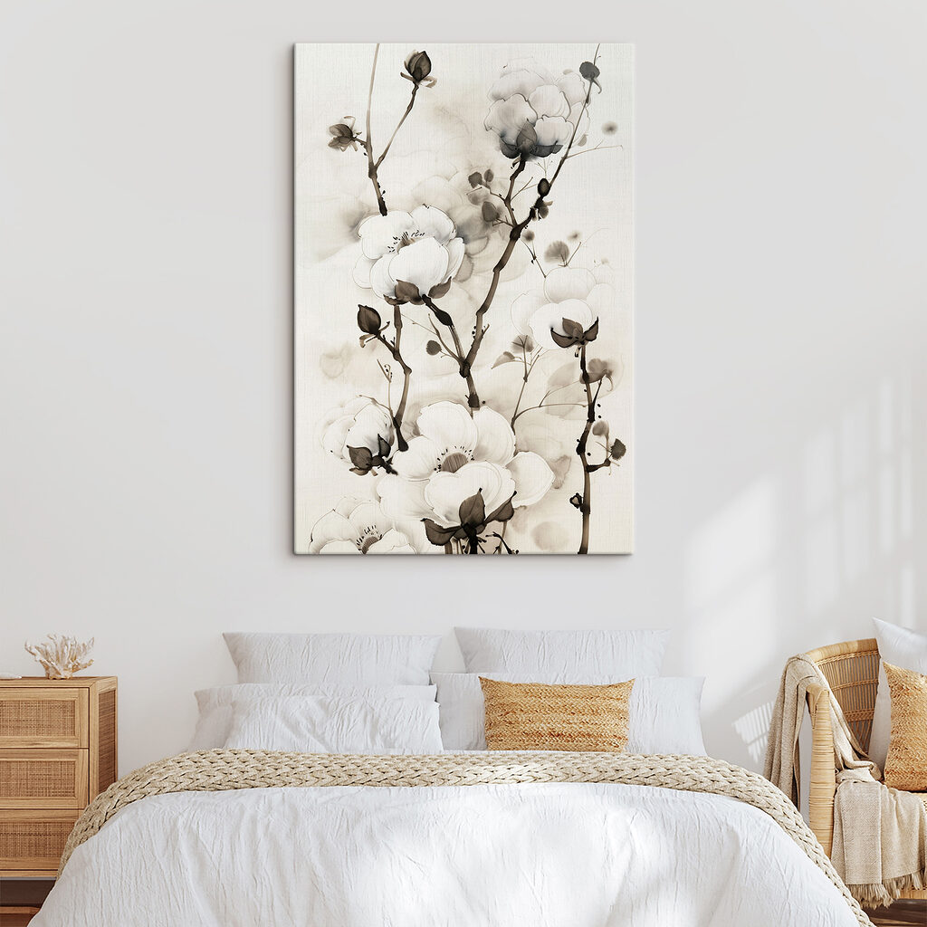 Elegant blossoms in muted tones