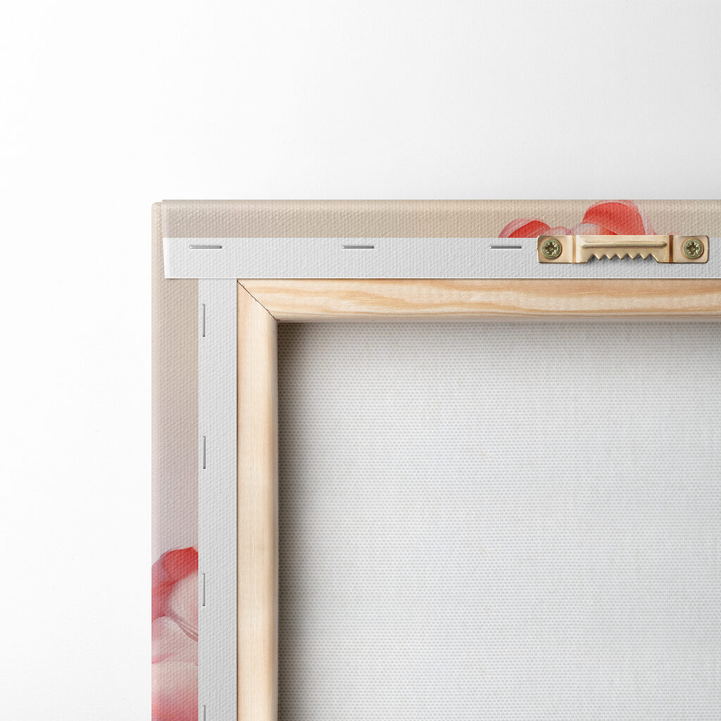 Painting of pink tulips