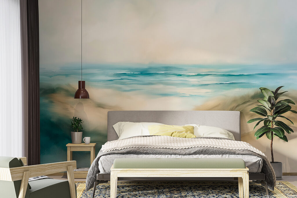 Painting of a beach Painting of a beach