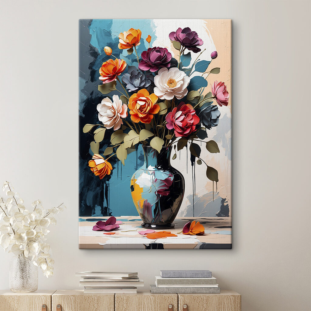 Vase with flowers in it