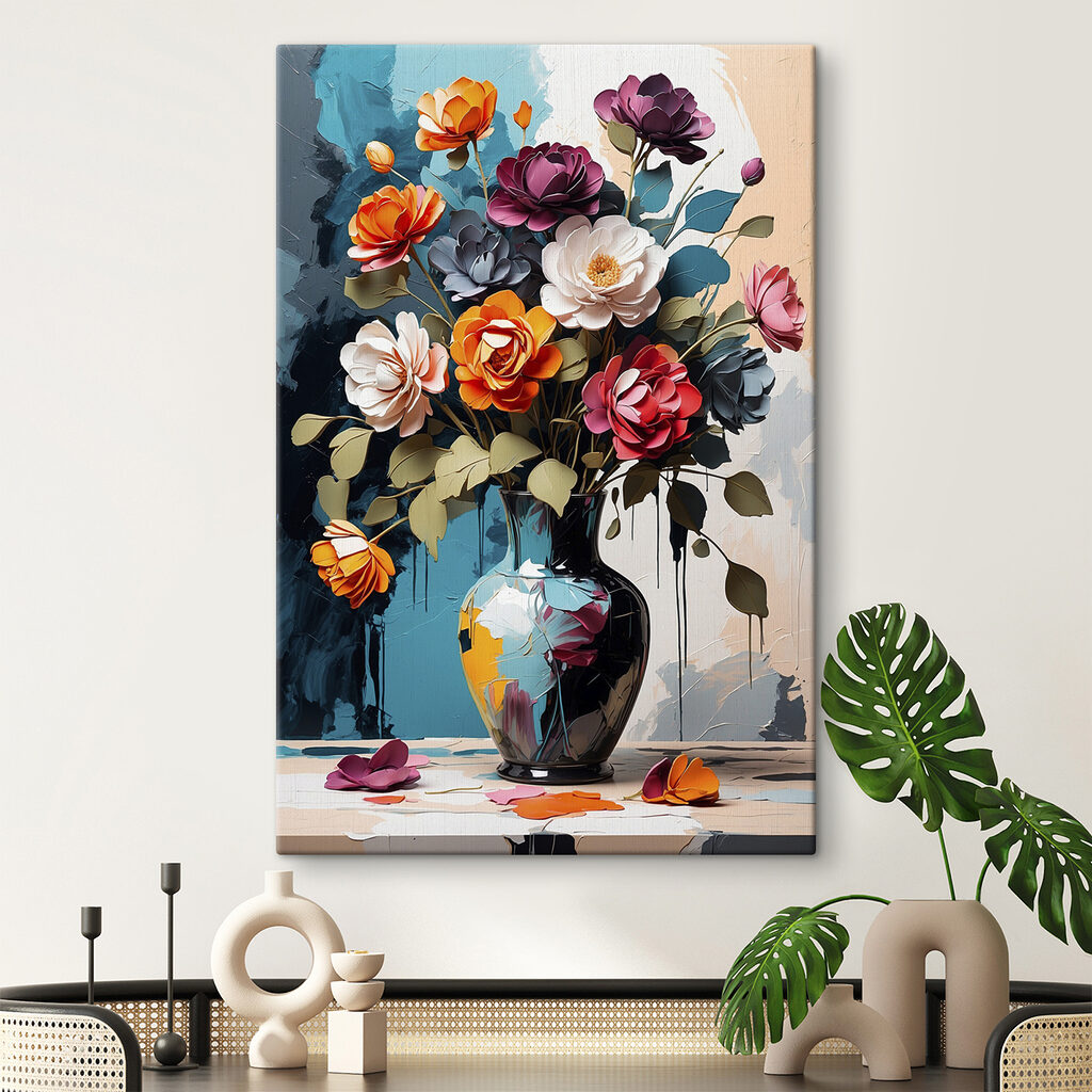 Vase with flowers in it