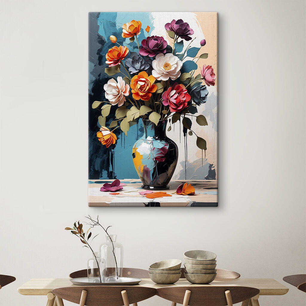 Vase with flowers in it
