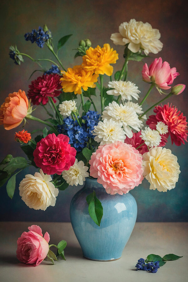 Vase of flowers