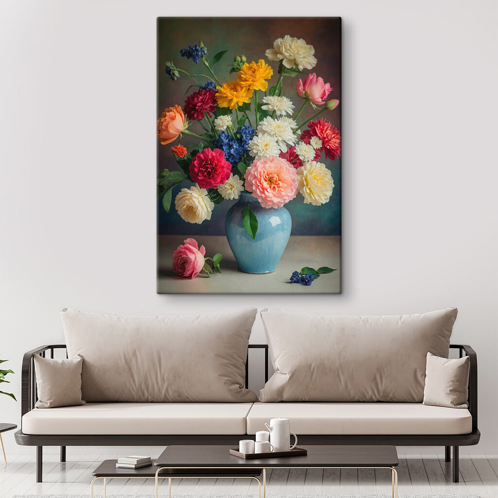 Vase of flowers