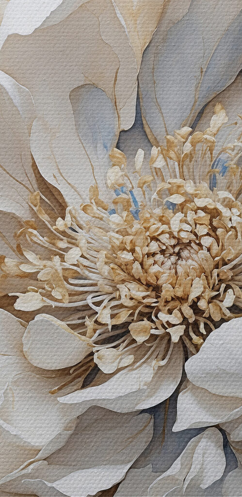 Elegant floral artistry in soft tones Elegant floral artistry in soft tones