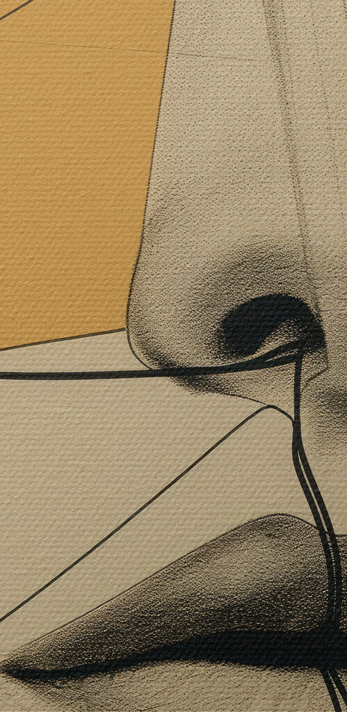 Drawing of a woman's face Drawing of a woman's face