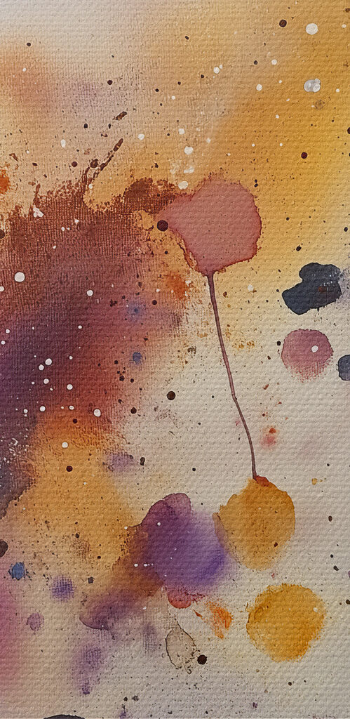 Close up of a painting Close up of a painting