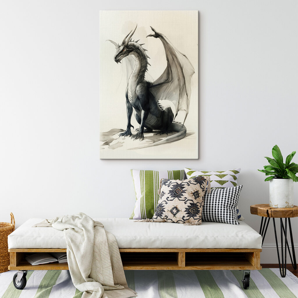 Drawing of a dragon Drawing of a dragon