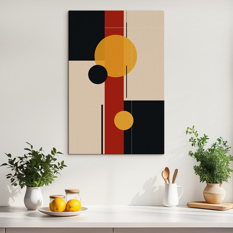 Kolorowa grafika z okręgami i liniami Kolorowa grafika z okręgami i liniami
