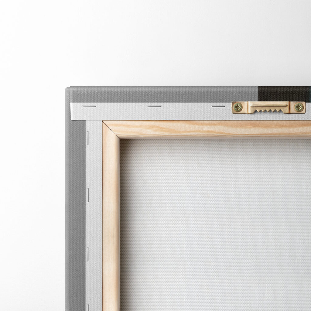 Colorful art piece with a circle