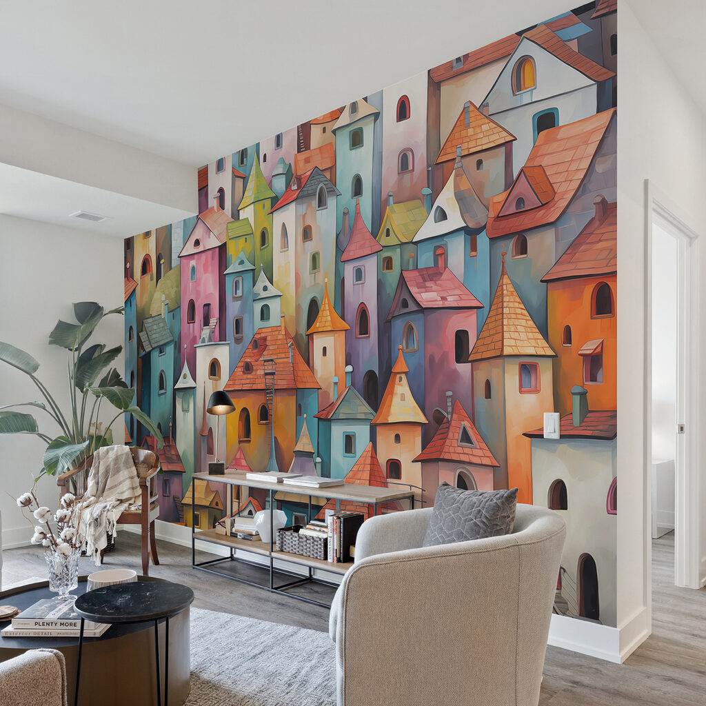 Group of colorful buildings