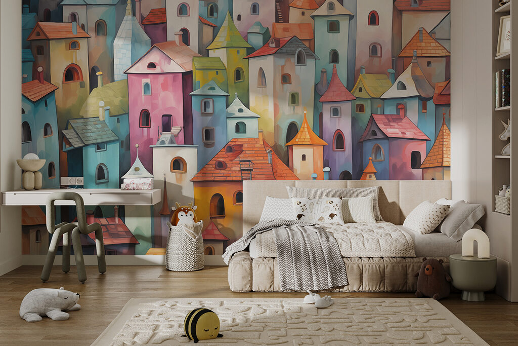 Group of colorful buildings