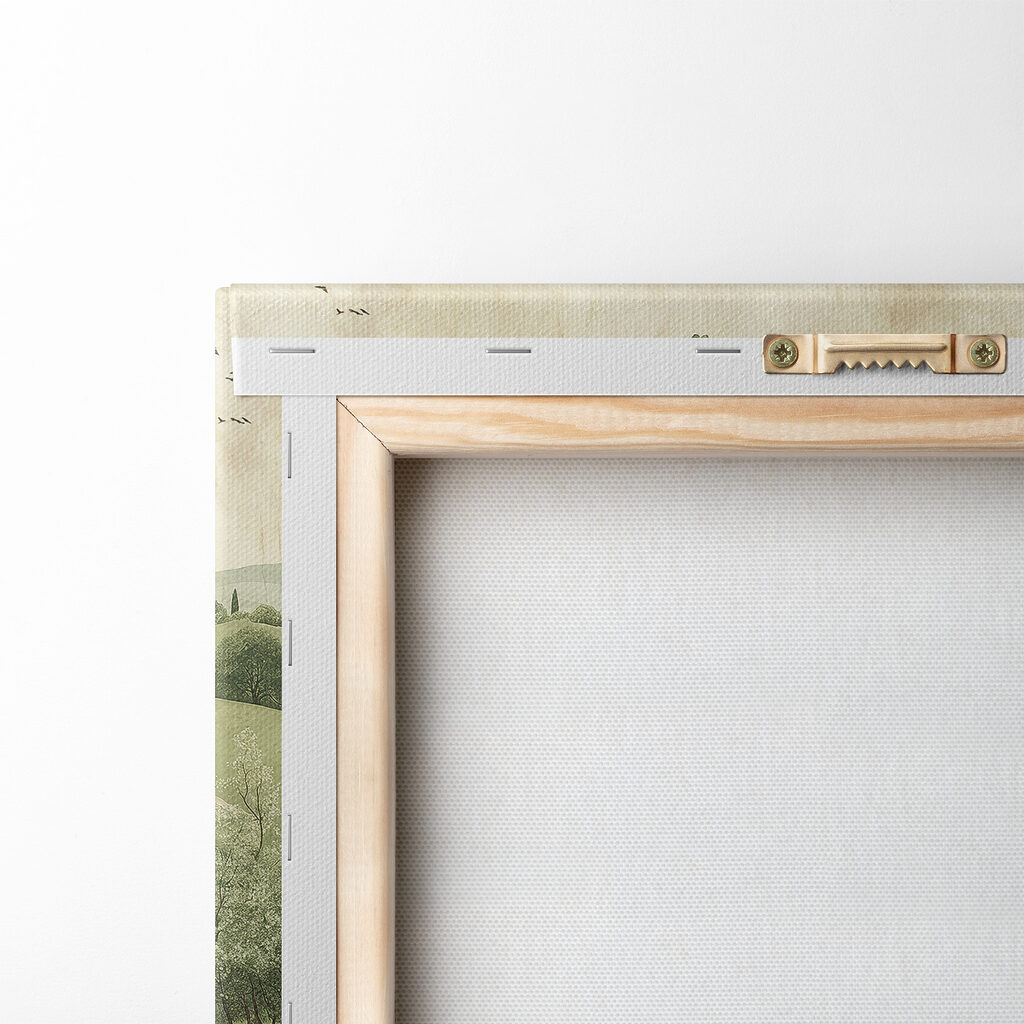 Landscape with trees and a road Landscape with trees and a road