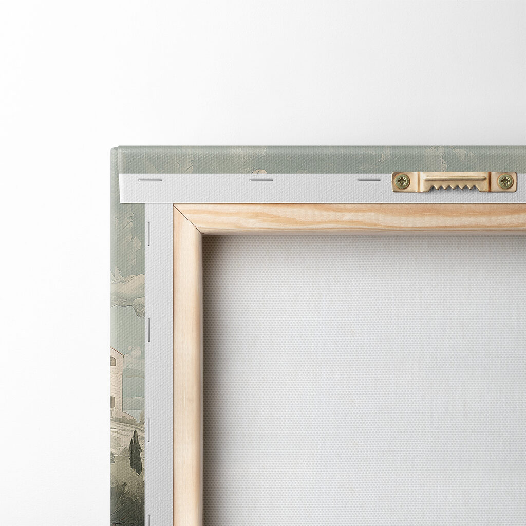 Landscape with trees and hills Landscape with trees and hills