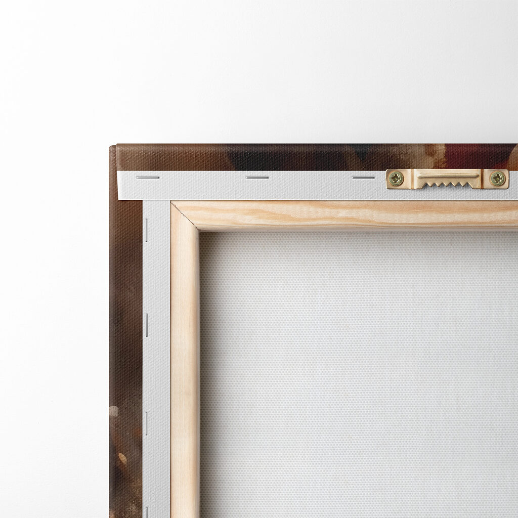 Painting of hands holding a ball of bread