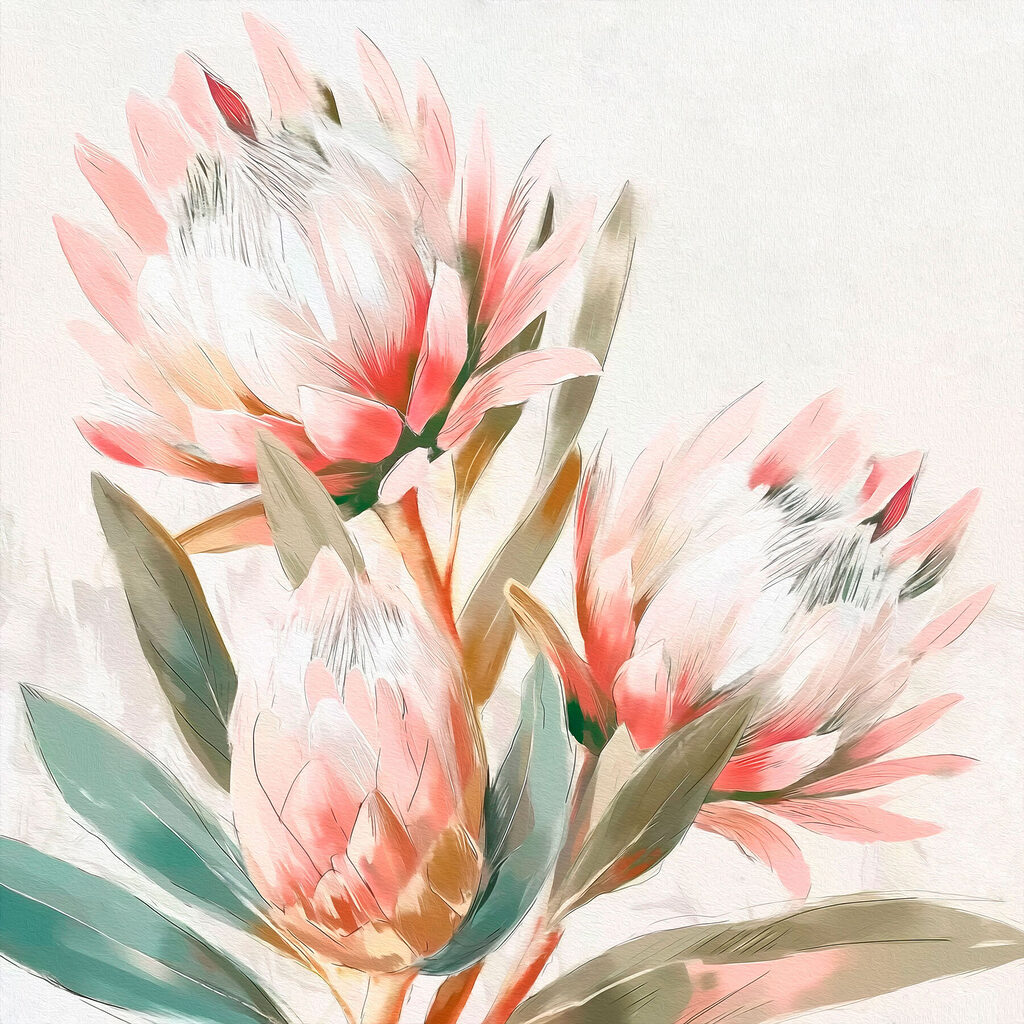 Delicate blossoms in soft hues Delicate blossoms in soft hues