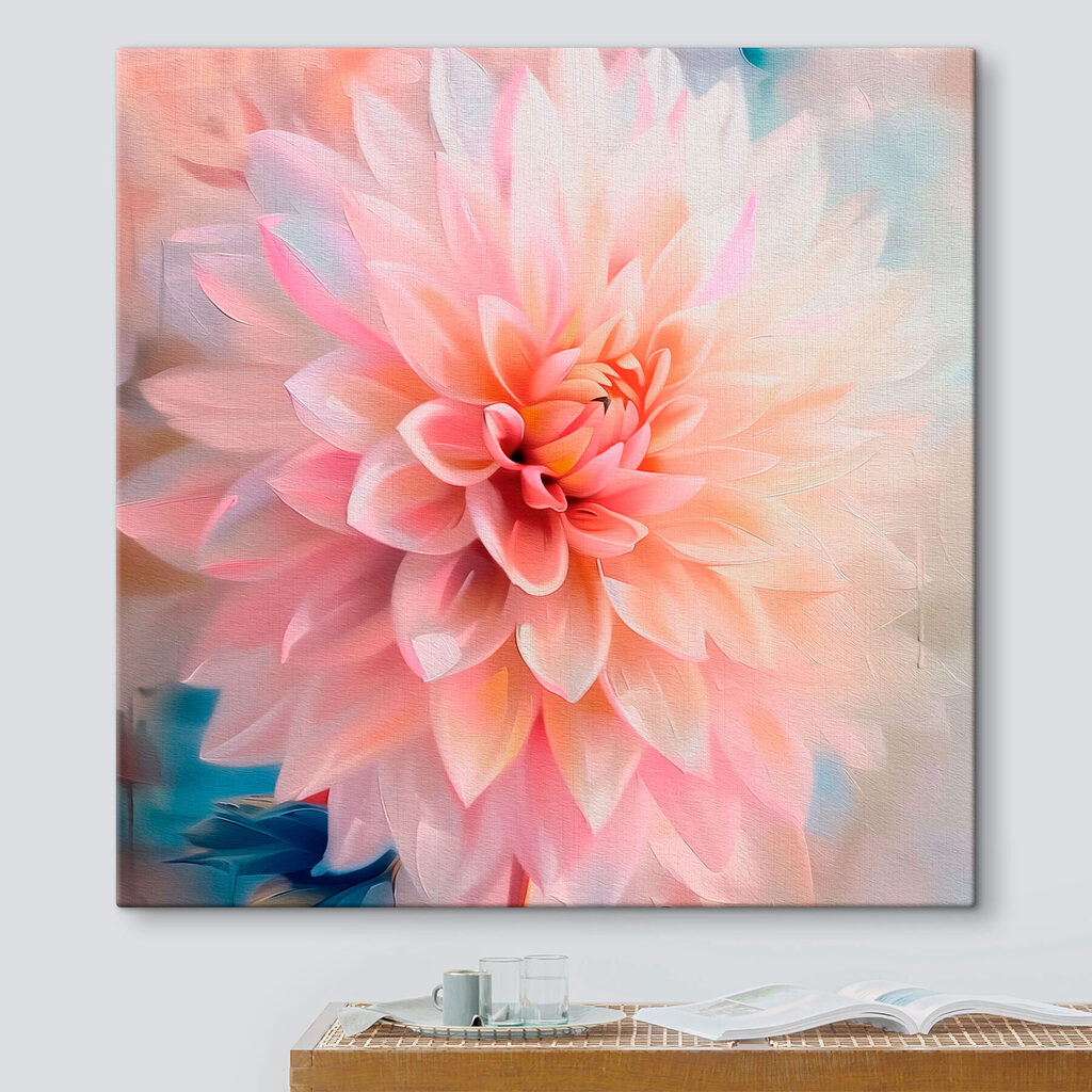 Delicate petals in soft hues