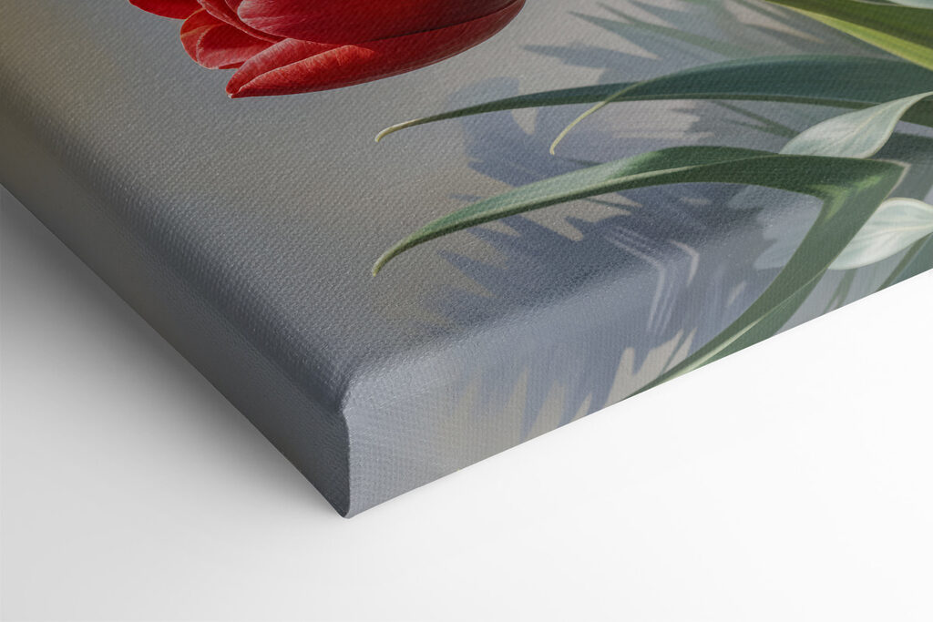 Group of tulips in a vase