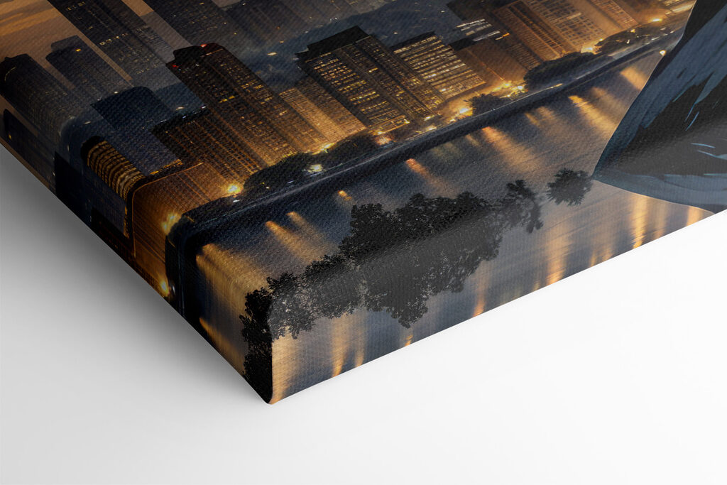 Globe with lights on it