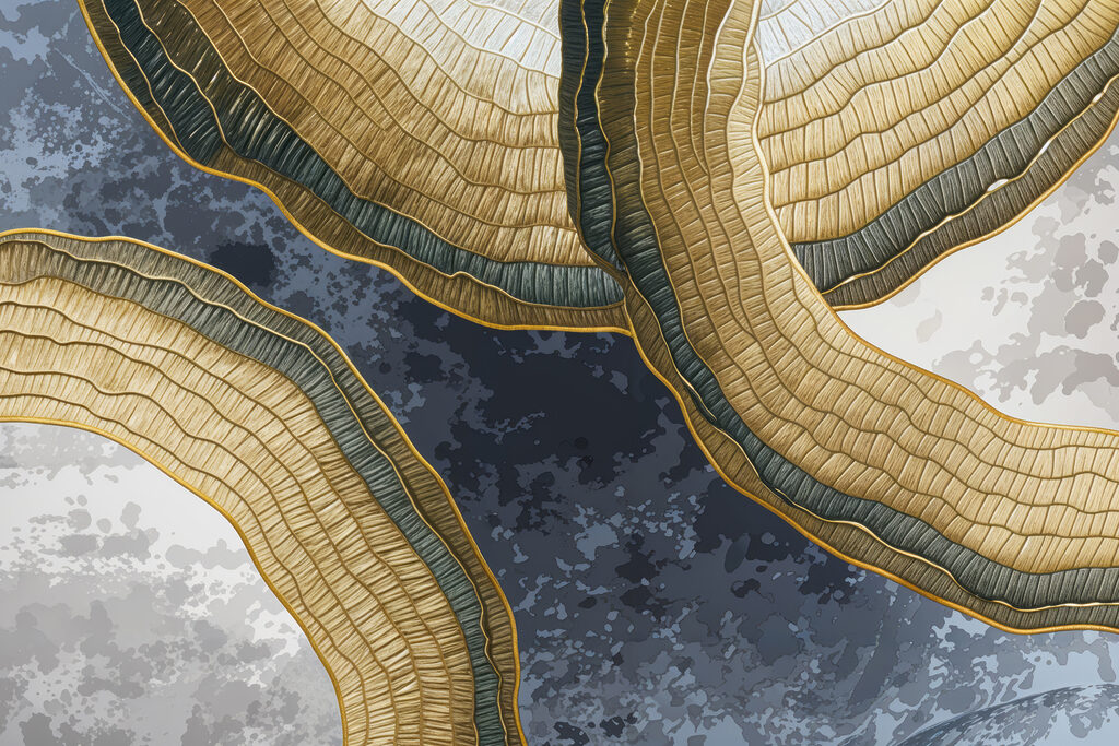 Fluid lines and gentle curves intertwine Fluid lines and gentle curves intertwine