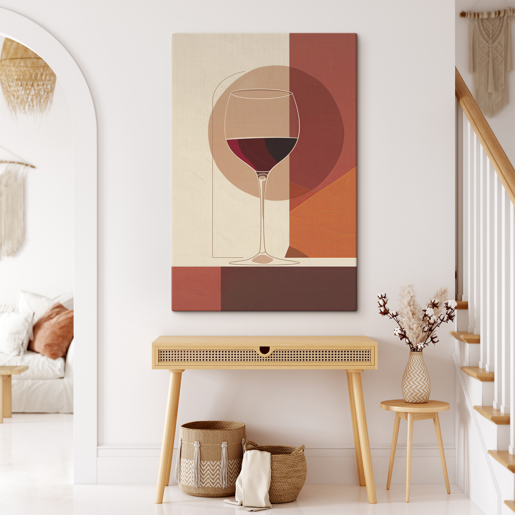 Glass of wine with a red liquid in it Glass of wine with a red liquid in it