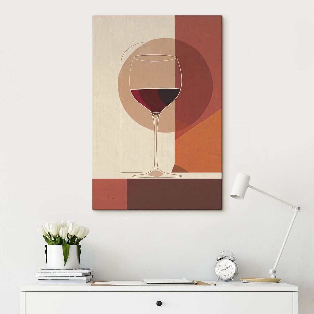 Glass of wine with a red liquid in it Glass of wine with a red liquid in it