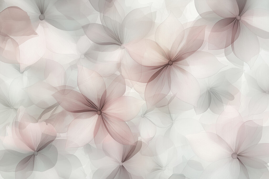 Group of flowers on a white background Group of flowers on a white background