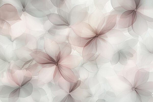 Group of flowers on a white background Group of flowers on a white background