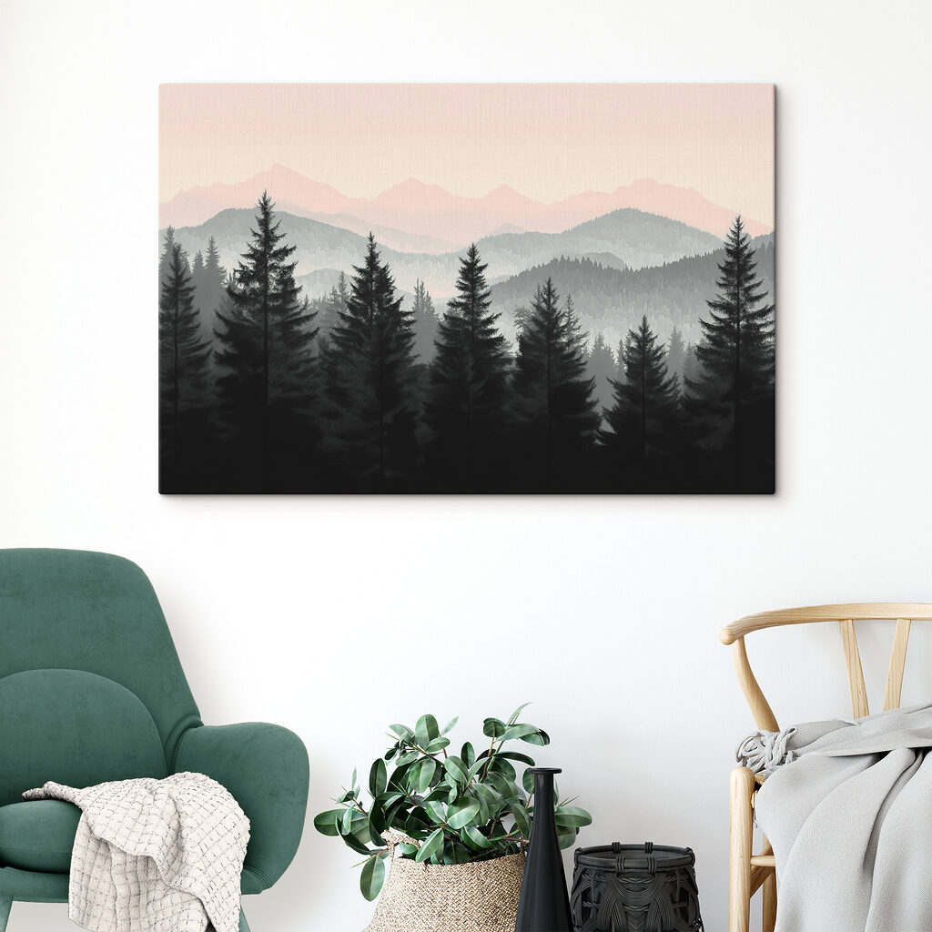 Group of trees in a forest Group of trees in a forest