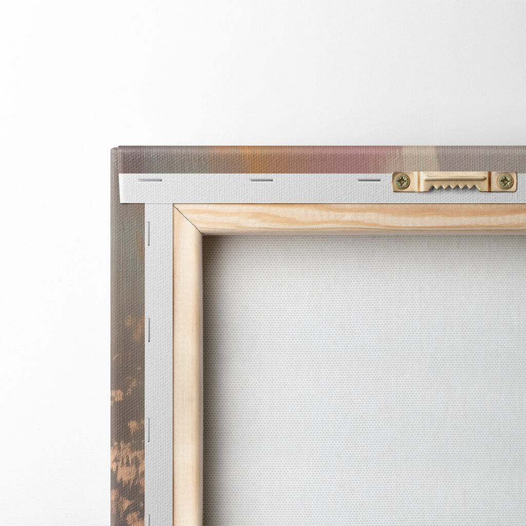 Painting of flowers on a glass surface