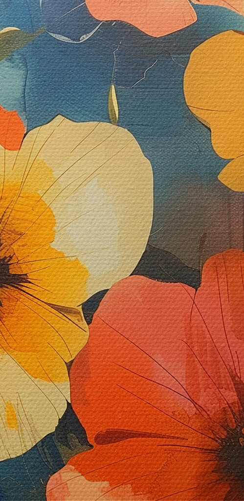 Vibrant blooms in soft colors Vibrant blooms in soft colors