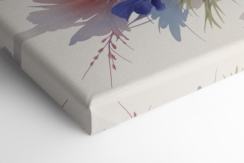 Painting of flowers in a vase